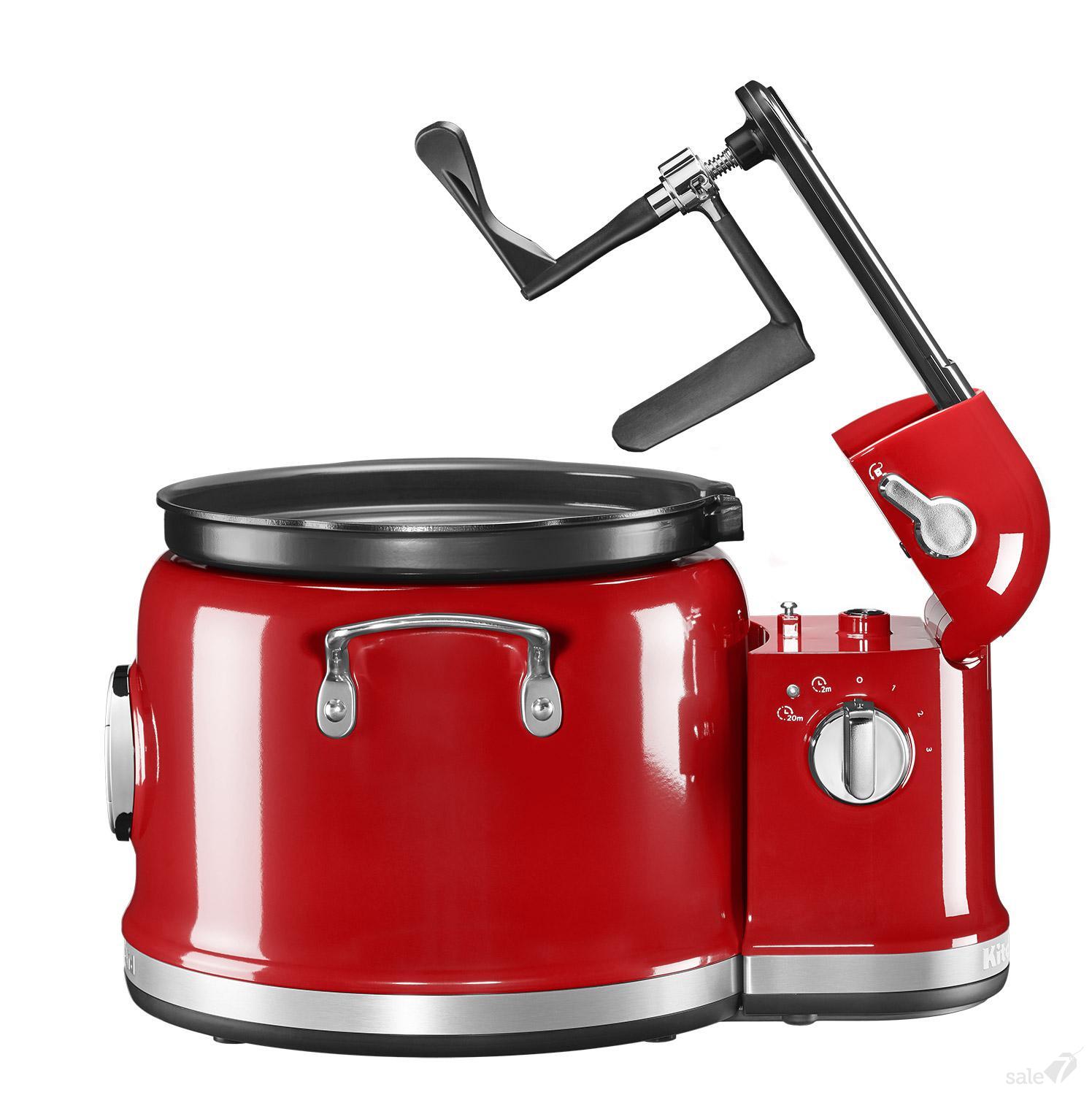 Мультиварка китчен эйд. Kitchenaid 5kmc4244e. Kitchenaid 5kmc4244 мультиварка. Kitchenaid мультиварка с функцией перемешивания. Kitchenaid мультиварка красная.